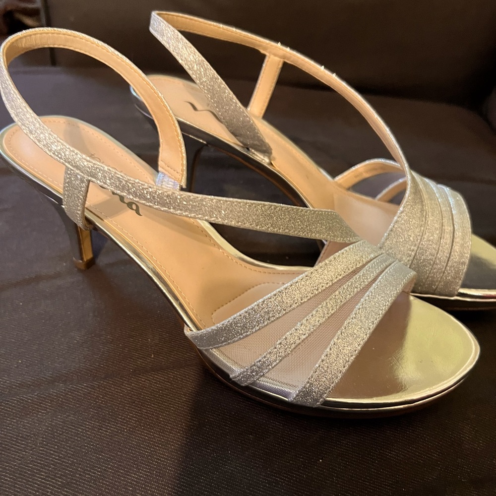 Silver Dress Heels